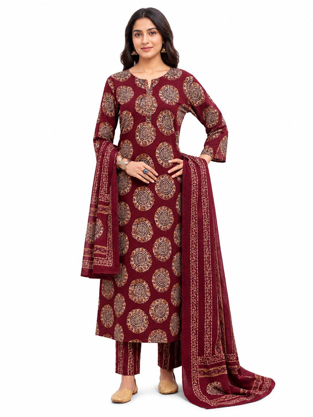 Ashvika 100%cotton (stitched)