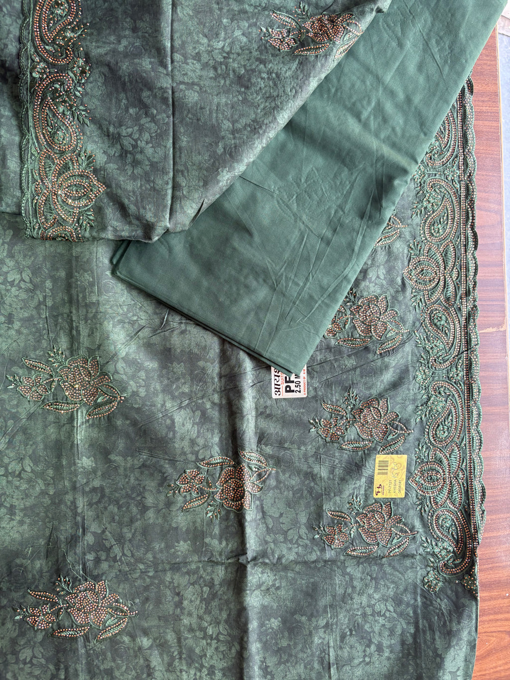 Zari work 100% cotton