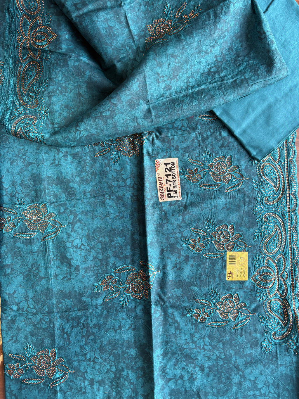 Zari work 100%cotton