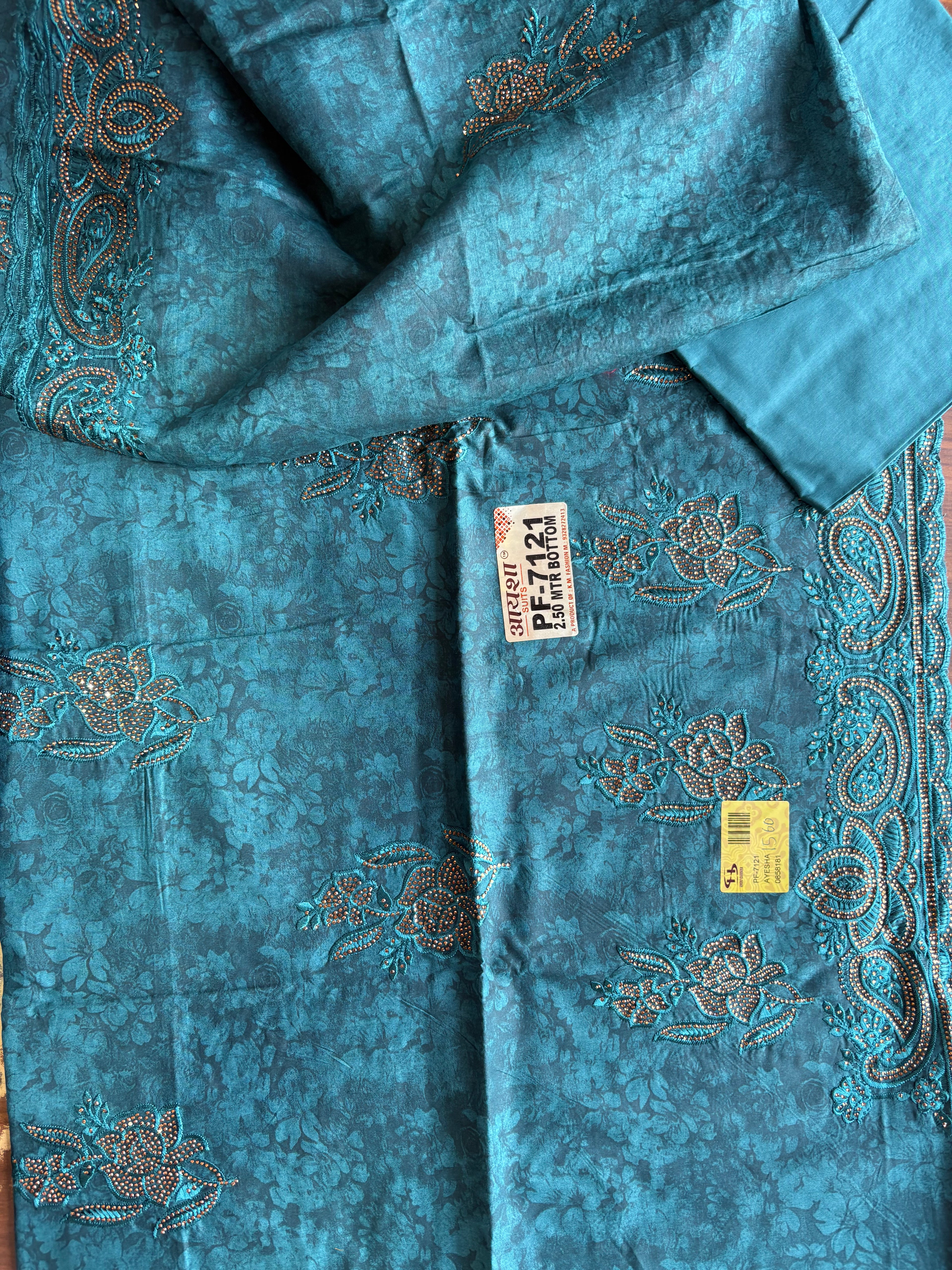 Zari work 100%cotton